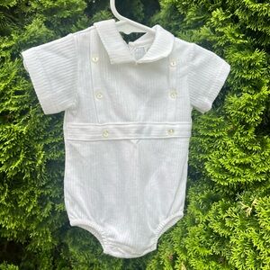Vintage Carter's White Baby Onesie